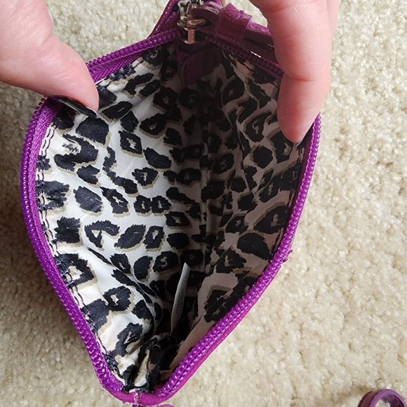 NWOT Nine West Purple Wristlet - Picture 3 of 3